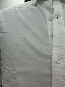 white cotton shirt
