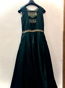 Elegant Emerald Green Embellished gown