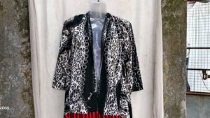 I. Stylish Women's Printed Open Front Cardigan