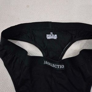 Men's Black Briefs J.B. Collection