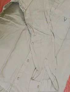 Men's Casual Beige Shirt