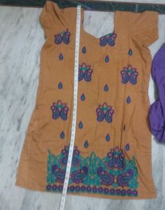 Embroidered Kurta and Pant Set
