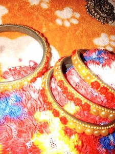 Beaded Bangle Set