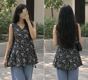 Cute Paisley Print Short Kurti ⚠️