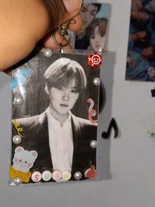 K-pop BTS suga photocard Keychain✨