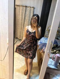Floral Print Mini Dress