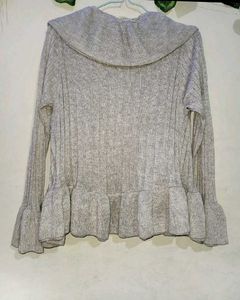 Chic Ruffle Cardigan