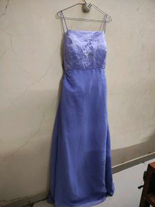 Elegant Lavender Maxi Dress