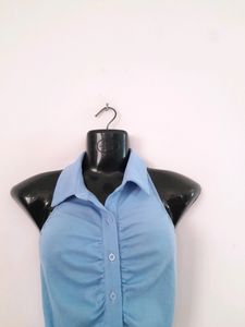 Blue Casual Top (Women's)