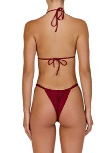 Stylish Ombre Twist Bandeau Bikini Set