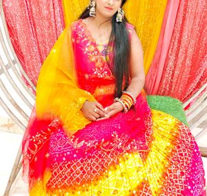 Bandhani Lehnga Choli