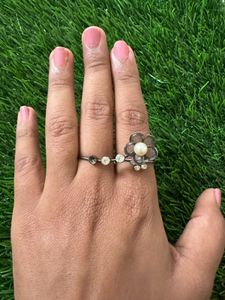 Exquisite Black Stone Statement Ring