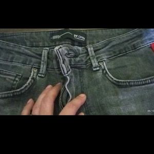 Stylish Grey Denim Jeans