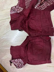 Pure Silk Elegant Maroon Saree