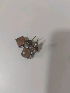 Sparkling Square Crystal Earrings