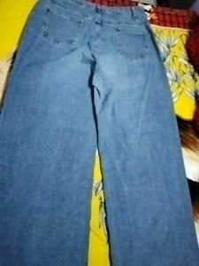 Wide Leg Denim Jeans