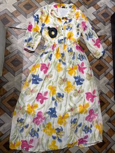 Chic Floral Print Maxi Dress