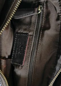 Classic Black Leather Crossbody Bag