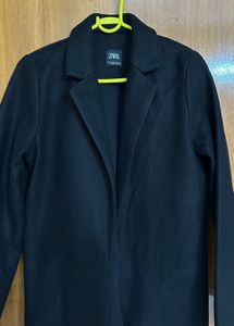 ZARA Black Coat - Classic Style size M
