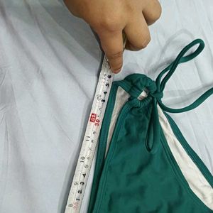 😍 Emerald Green Ruched Bikini Bottoms
