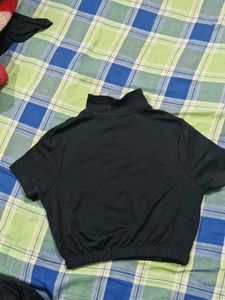 Black Crop Top