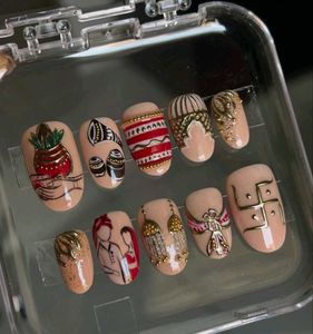 Bridal Theme Nail Art