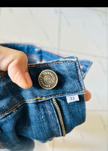 Men's Blue Wide Leg Jeans