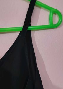 Chic Black Spaghetti Strap Top