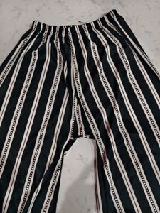 Striped Wide Leg Palazzo Pants