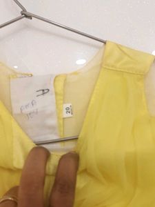 Beautiful Yellow Baby Girl Dress