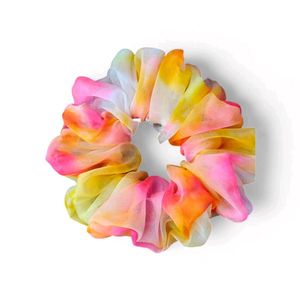 Colorful Tie-Dye Scrunchie