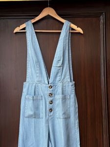 Retro Denim Forever21 Jumpsuit