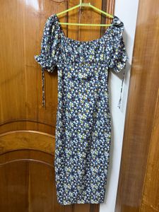 Floral Print Midi Dress