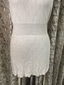 White Textured Camisole Top