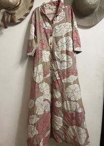 Westside Elegant Floral Print Maxi Dress