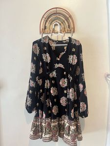 Floral Print Mini Dress( Shein )