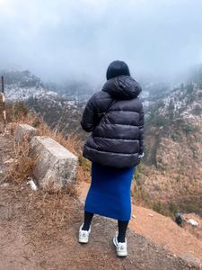 Zara Black Puffer Jacket