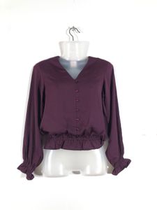 Burgundy Casual Crop Top(Women’s)