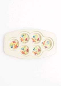 6 glass holder tray