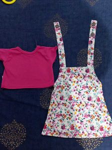 Floral Dress &amp; Top Set