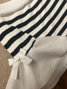 Striped Bell Sleeve Top 32-34 bust size