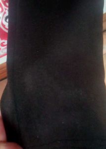 Men's+ women's Black Joggers with White Accents