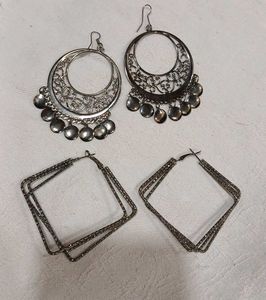 Boho Hoop Earrings Set