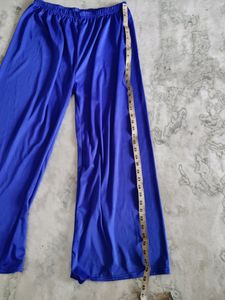 Blue Palazzo Pant Waist Plus Size