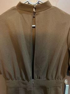 Stylish brown Romper- Urbanic