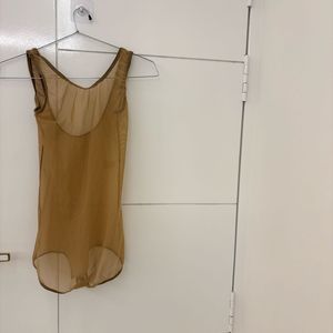 Sheer Nude Bodysuit like new