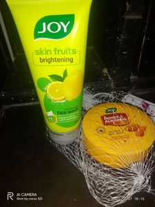 Combo Of Joy Skin Fruit Facewash &amp; Cream