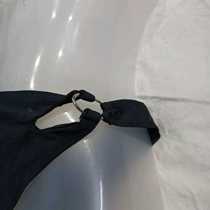Black Bikini ⚛️Bottom with Ring Detail