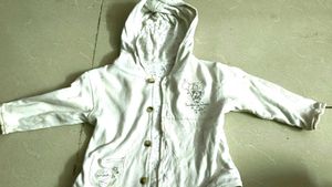 Cute White Baby Hoodie