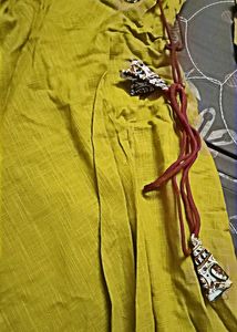 Mustard Colour Full Ghera Anarkali